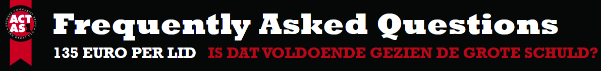 ACT as ONE heeft gezocht naar een bedrag dat voor iedereen bereikbaar is. Dat we met velen zijn is belangrijker. Sponsors, Investeerders en Overheid zullen volgen als ze zien dat de fan community zich verenigt achter het project. 