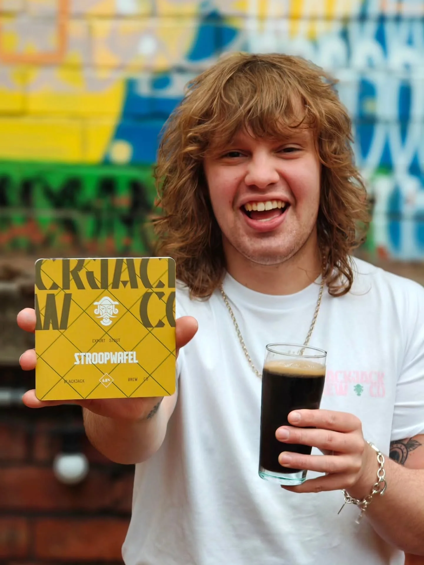 🖤 Stroopwafel '25 is here! ☕ 

Our Dutch biscuit inspired Export Stout is our most asked after seasonal release, and we think this years version is the best yet.

We've teamed up with new neighbours @heartandgraft for the coffee addition. In pure se