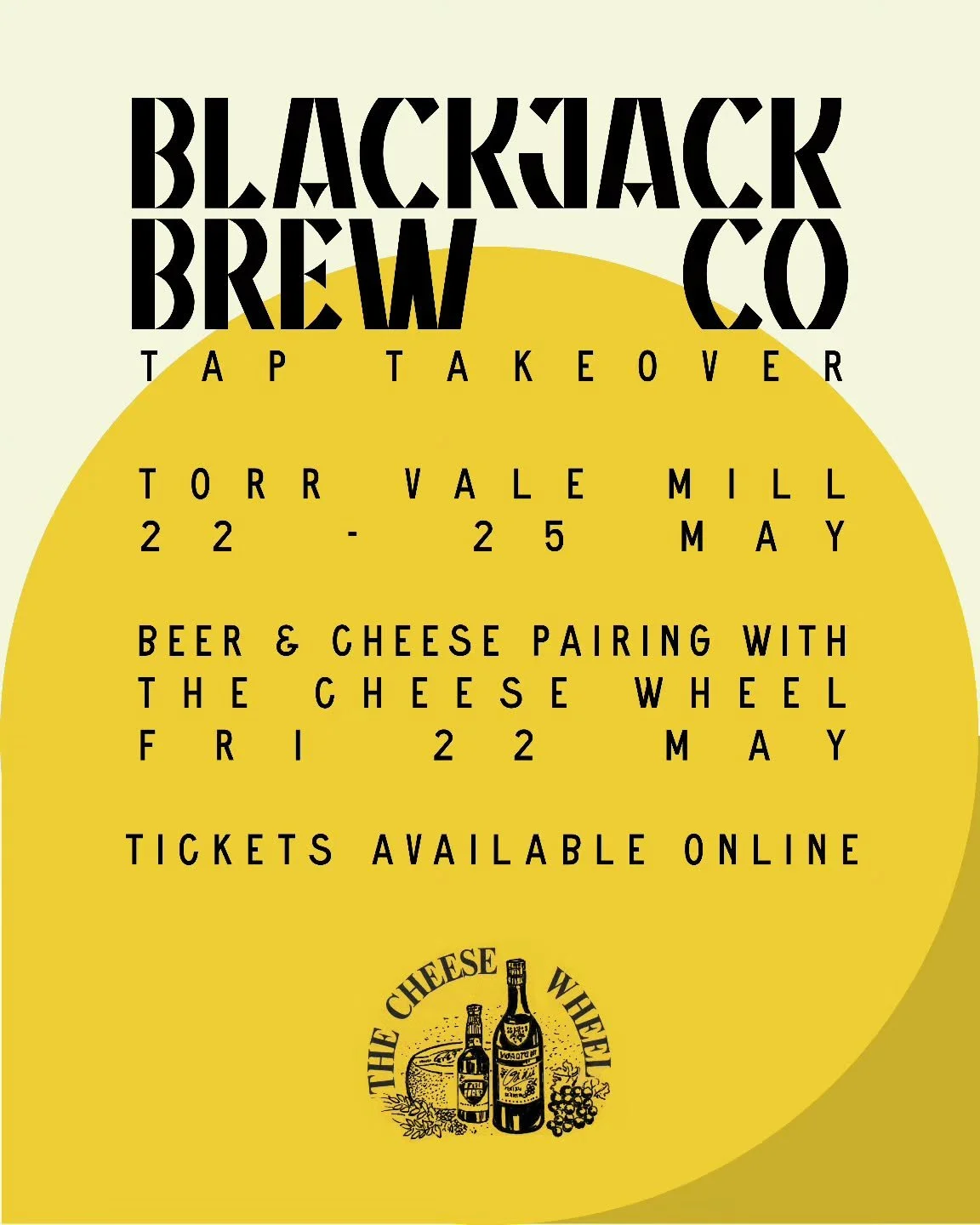 🍺We are very excited to be hosting a tap takeoverl @torrvaletap. You can catch us there on 22nd-25th May. 

🧀 To kick off the weekend we are hosting a guided beer and cheese tasting with the lovely lot from @the_cheese_wheel_at_torr_vale. Tickets a