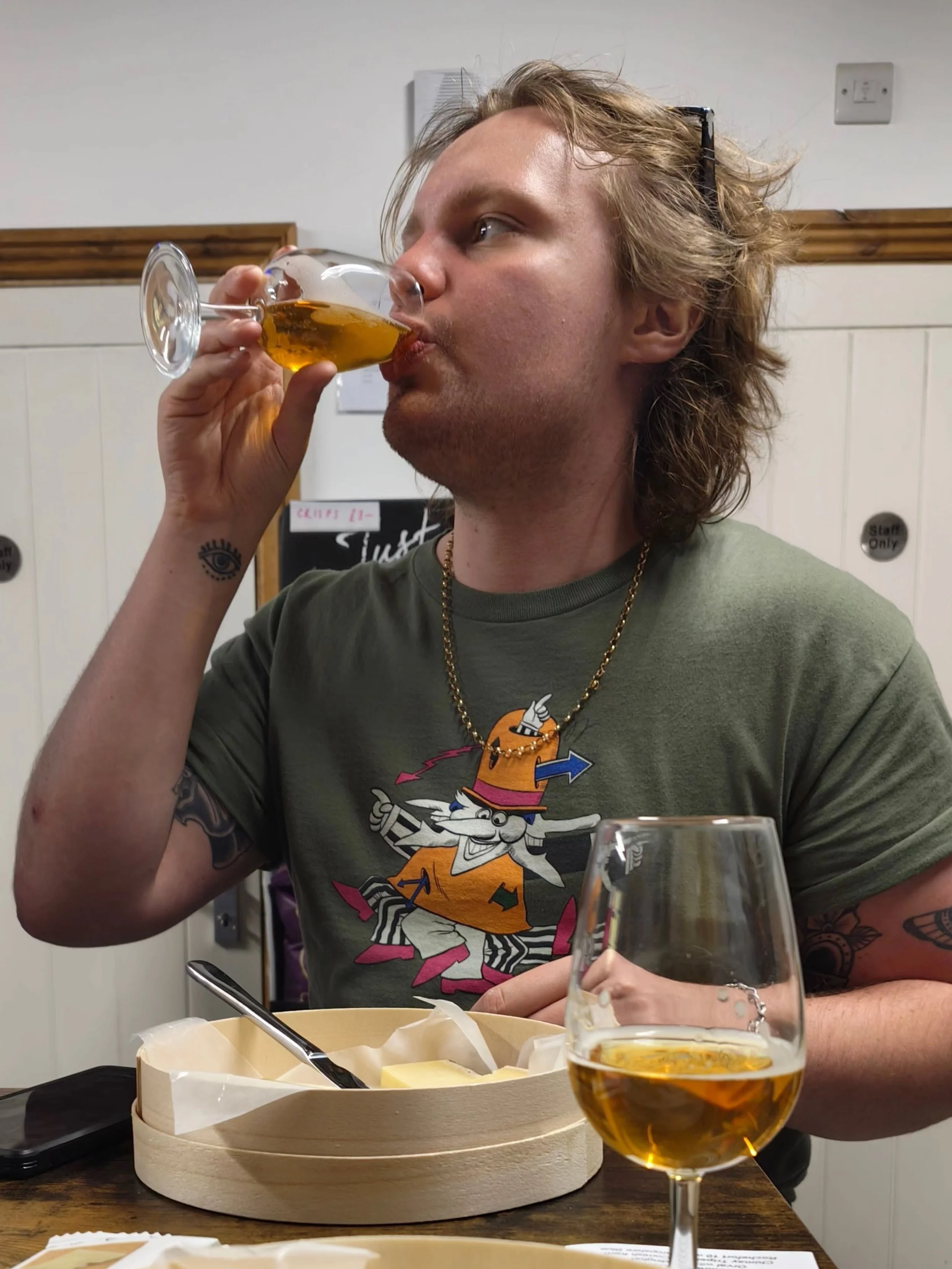 On Friday we headed over to @the_cheese_wheel_at_torr_vale to get a taste of their cheese and beer nights... 🧀 

We have to say we were absolutely blown away by the quality of the produce and the information that Suzy and Mark imparted. 

These were