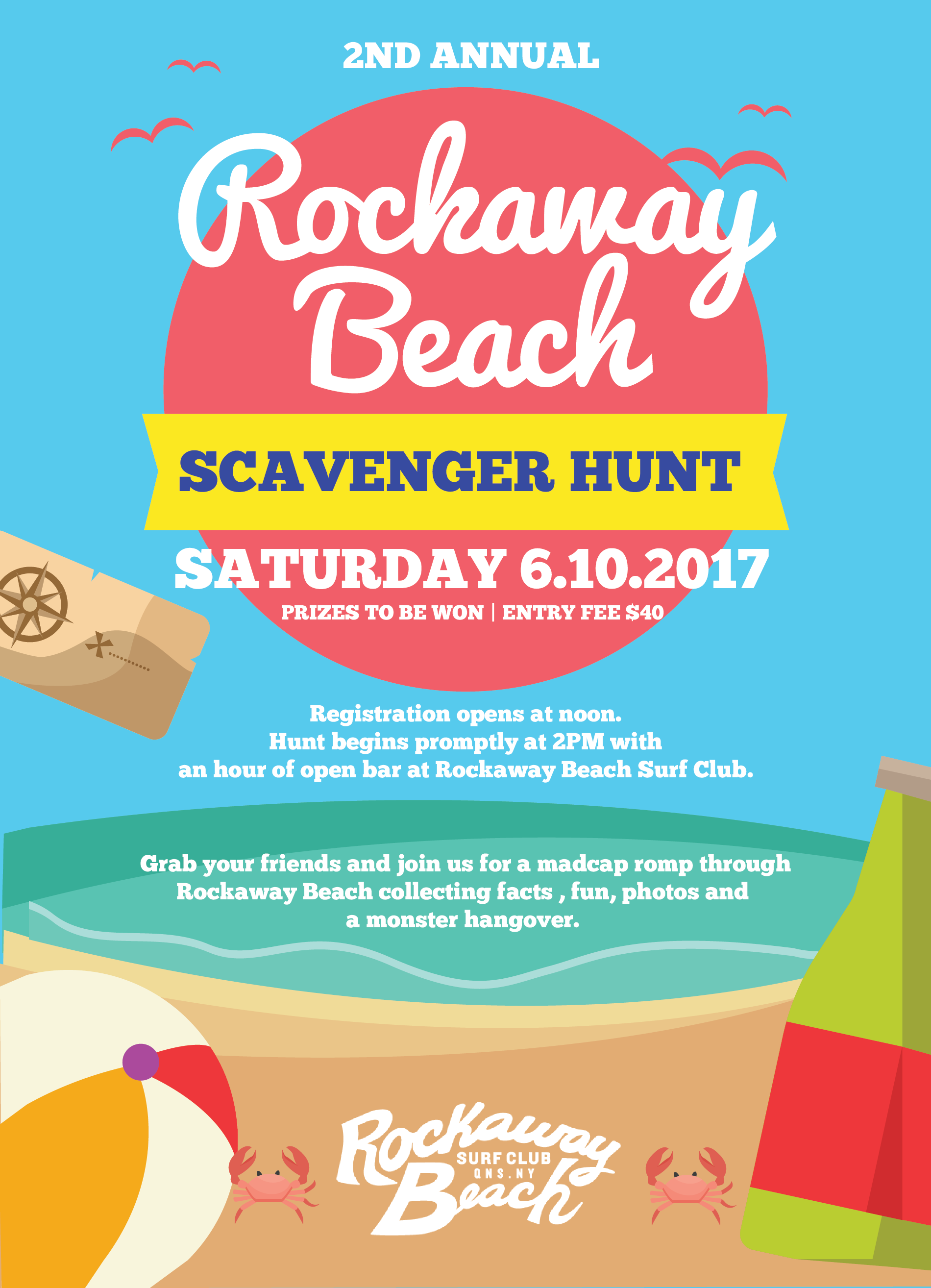 2nd Annual Rockaway Beach Scavenger Hunt Rockaway Beach Surf Club