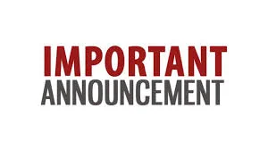  Bulletin Announcements