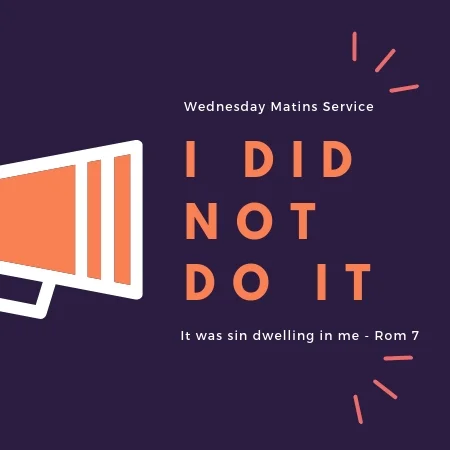 I did not do it!