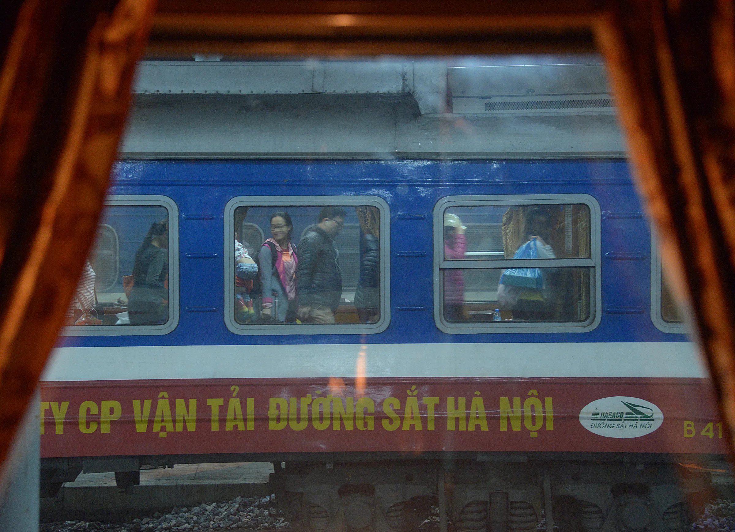 Hanoi Train Window