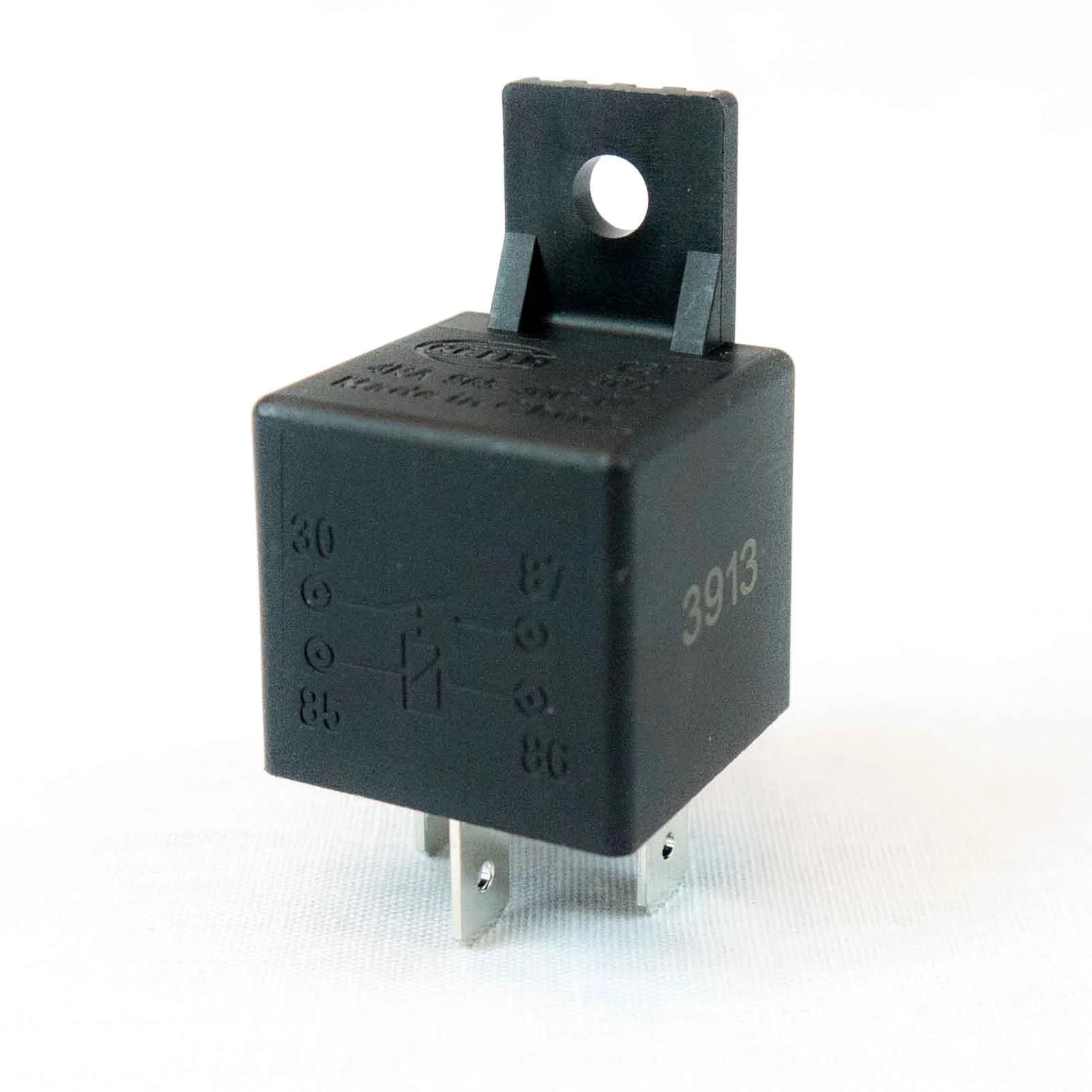 HELLA 003510087 30 Amp 12V Mini SPST Relay with Bracket 87106 / 87106B