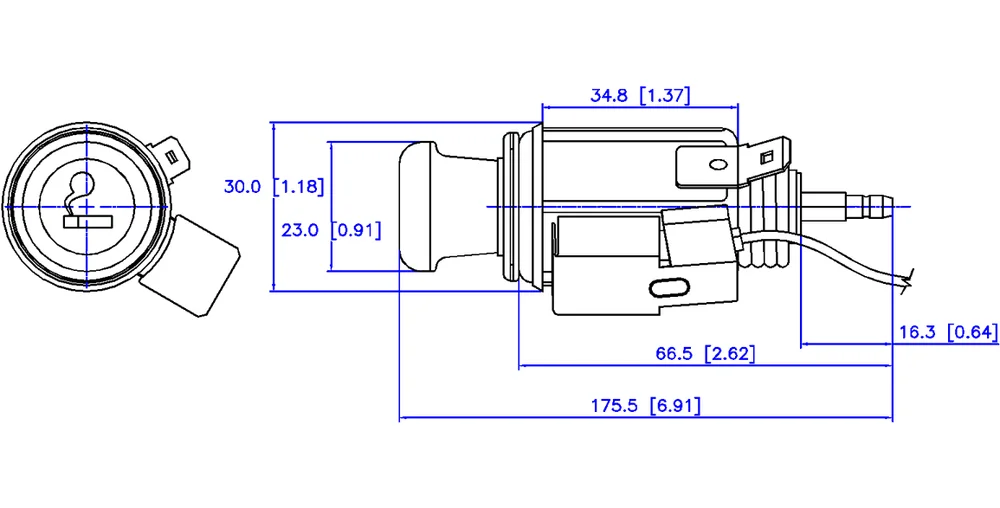 Euramtec Universal 12VDC Lighted Cigarette Lighter Power Outlet S-6614A —  PartsHubDirect