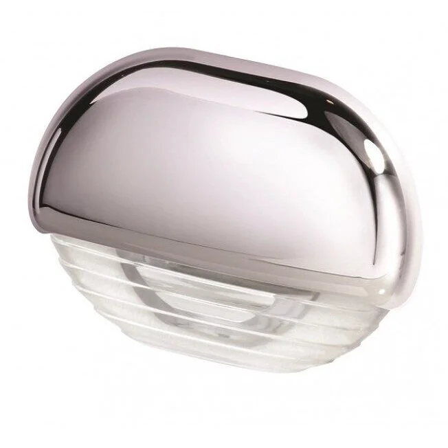 Hella 998560001 White LED Easy Fit Step Lamp with Chrome Plated Cap 12-24VDC