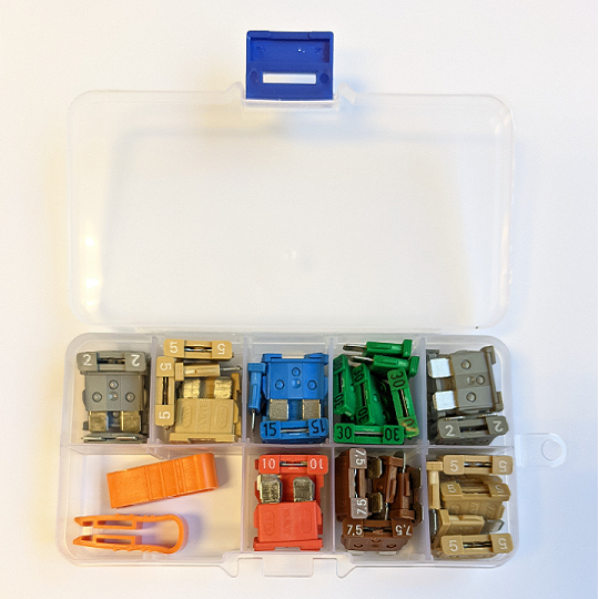 24-Pack Bailey Caravan Blade Fuse Multi Kit - 5, 10, 15, 20, 25, 30A Spare Set
