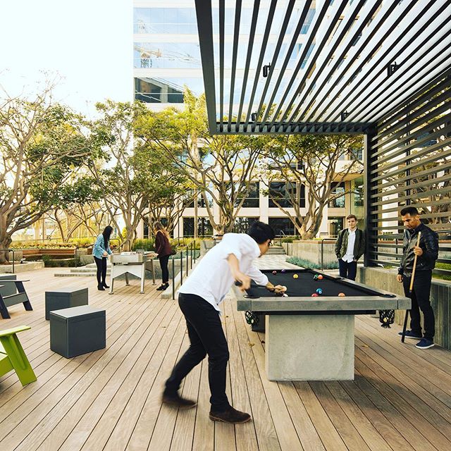 #idpicks Patio at the recently completed Corporate Pointe in Culver City!