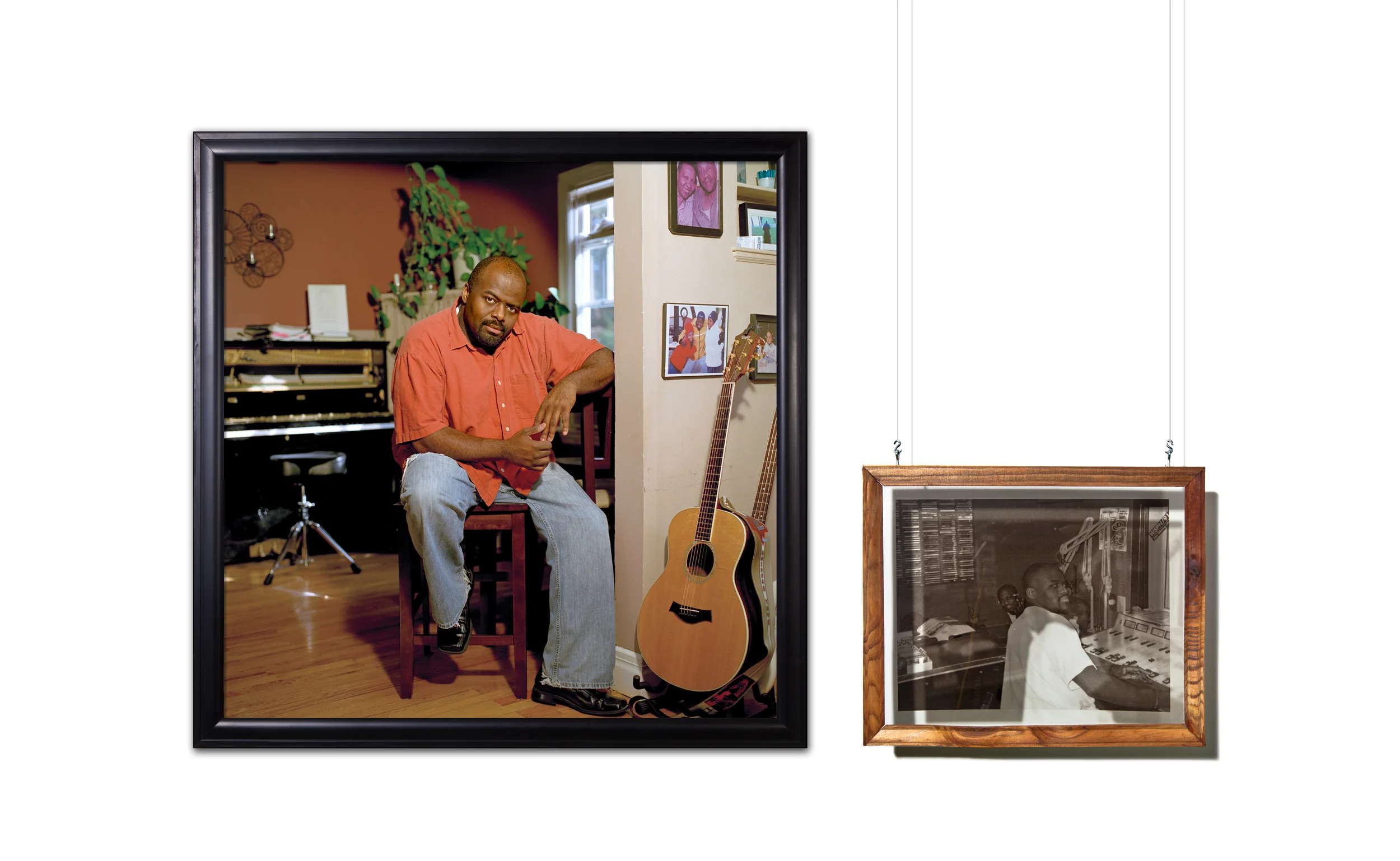 THE DESTINATION OF HIS SUMMER PILGRIMAGE, SINCE AGE 17, BECAME HOME GARLAND NELSON I’VE GOT A HOME SERIES CHROMIRA PRINT FROM COLOR NEGATIVE AND TRANSPARENCY MOUNTED ON GLASS IN WOOD HOLDER FALL 2011, 20” X 20”, 8”X10”