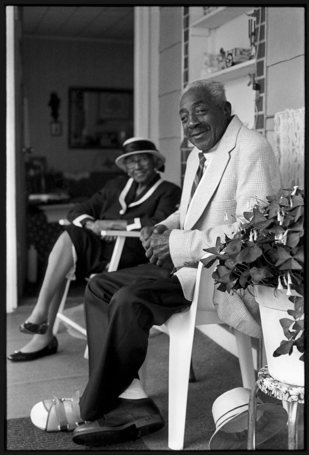 Major L. Adams Jr. & Ethel Yarbrough gelatin silver print 2002/03, 16 x 20”