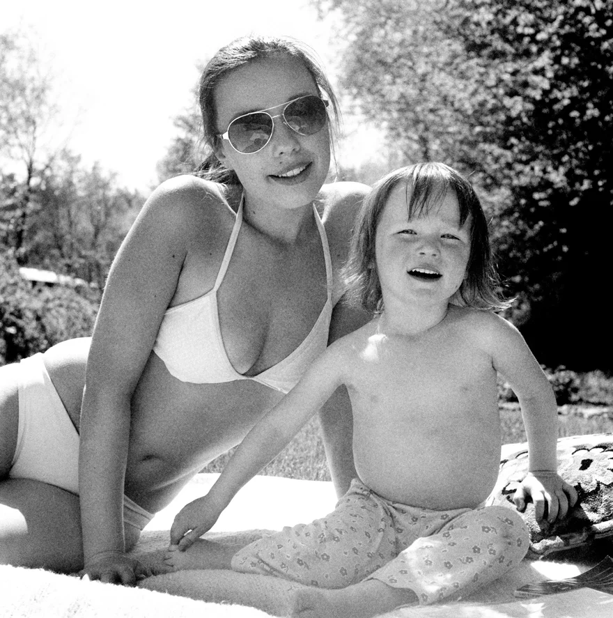 Backyard bathing gelatin silver print c.2001