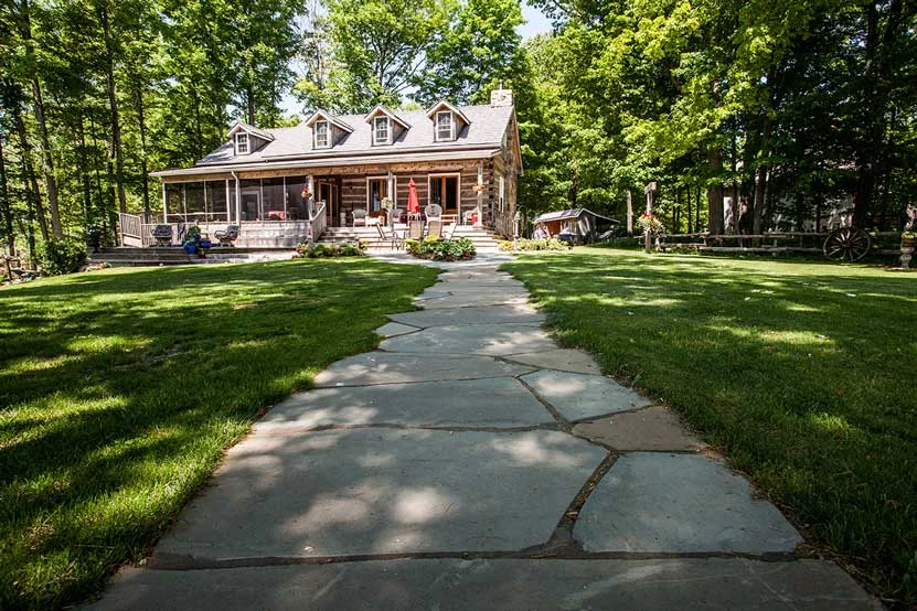 Natural Stone Cottage Walkway