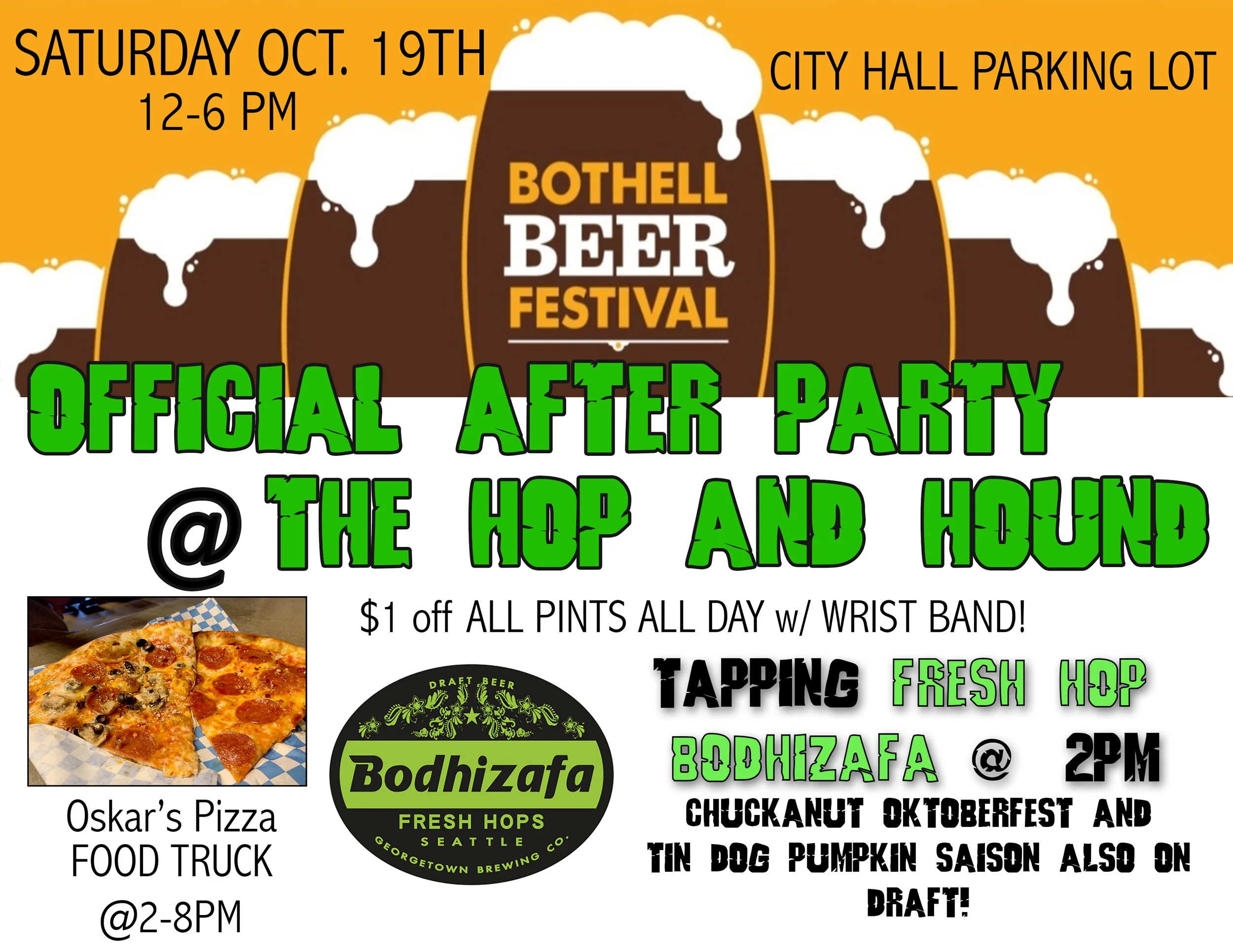 BOTHELL BEER FEST AFTER PARTY! TAPPING FRESH HOP BODHI @2PM! — The Hop ...