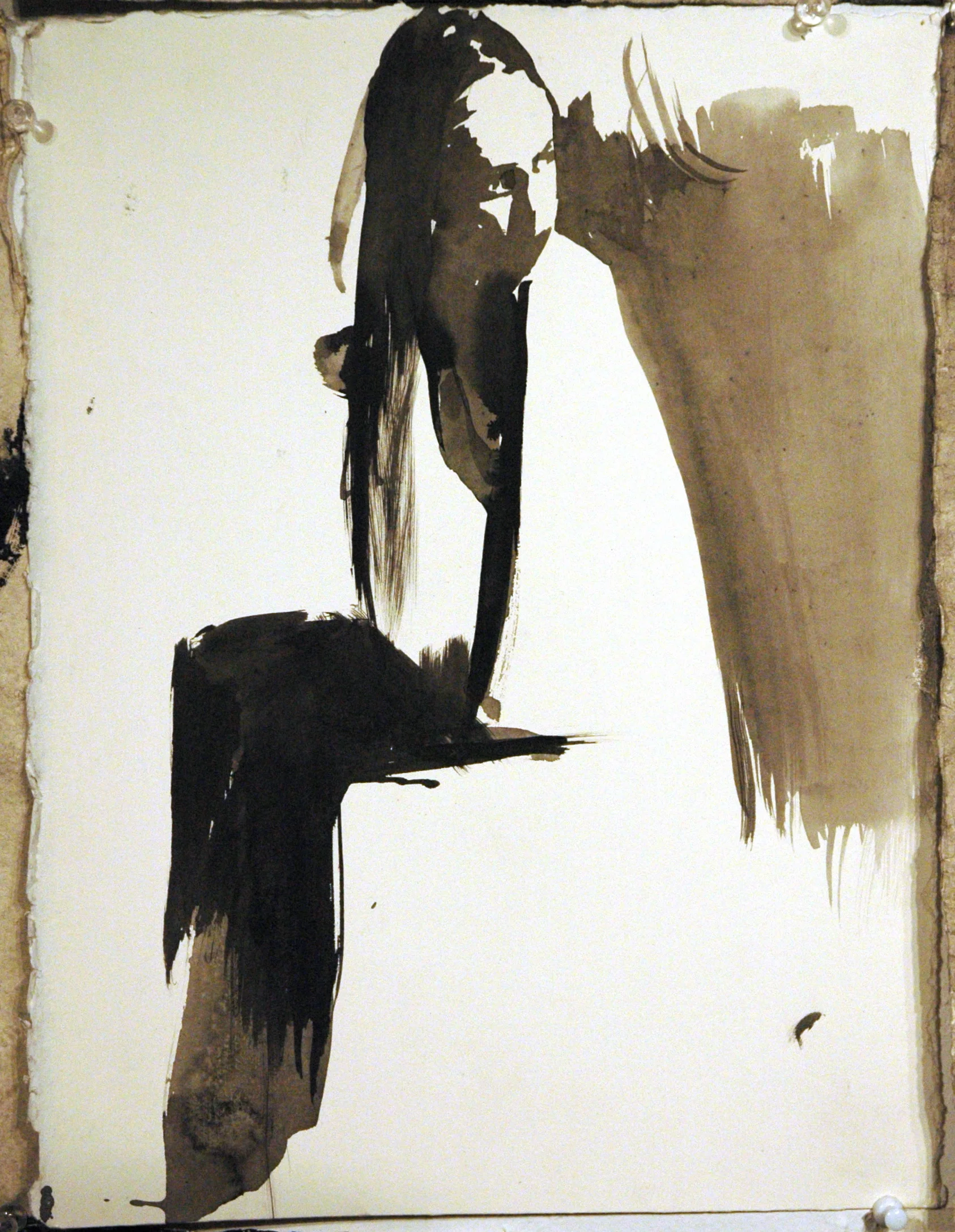 15” x 11” Japanese Sumi Ink, Heavy weight paper