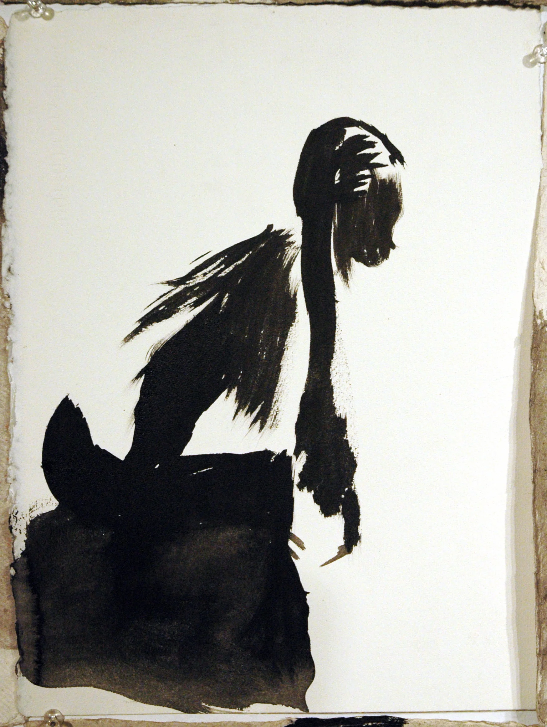  15” x 11”  Japanese Sumi Ink, Heavy weight paper 