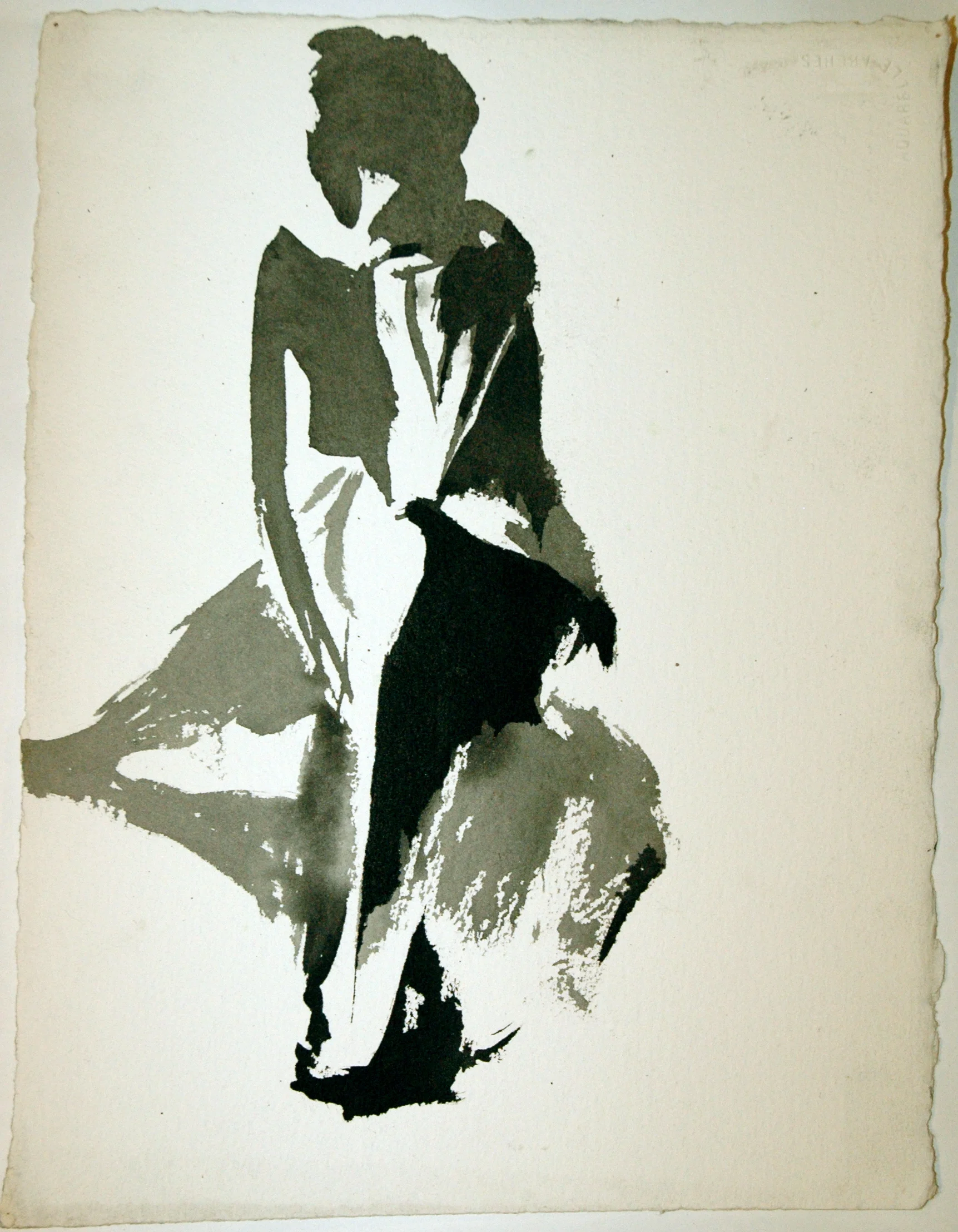  15” x 11”  Japanese Sumi Ink, Heavy weight paper 