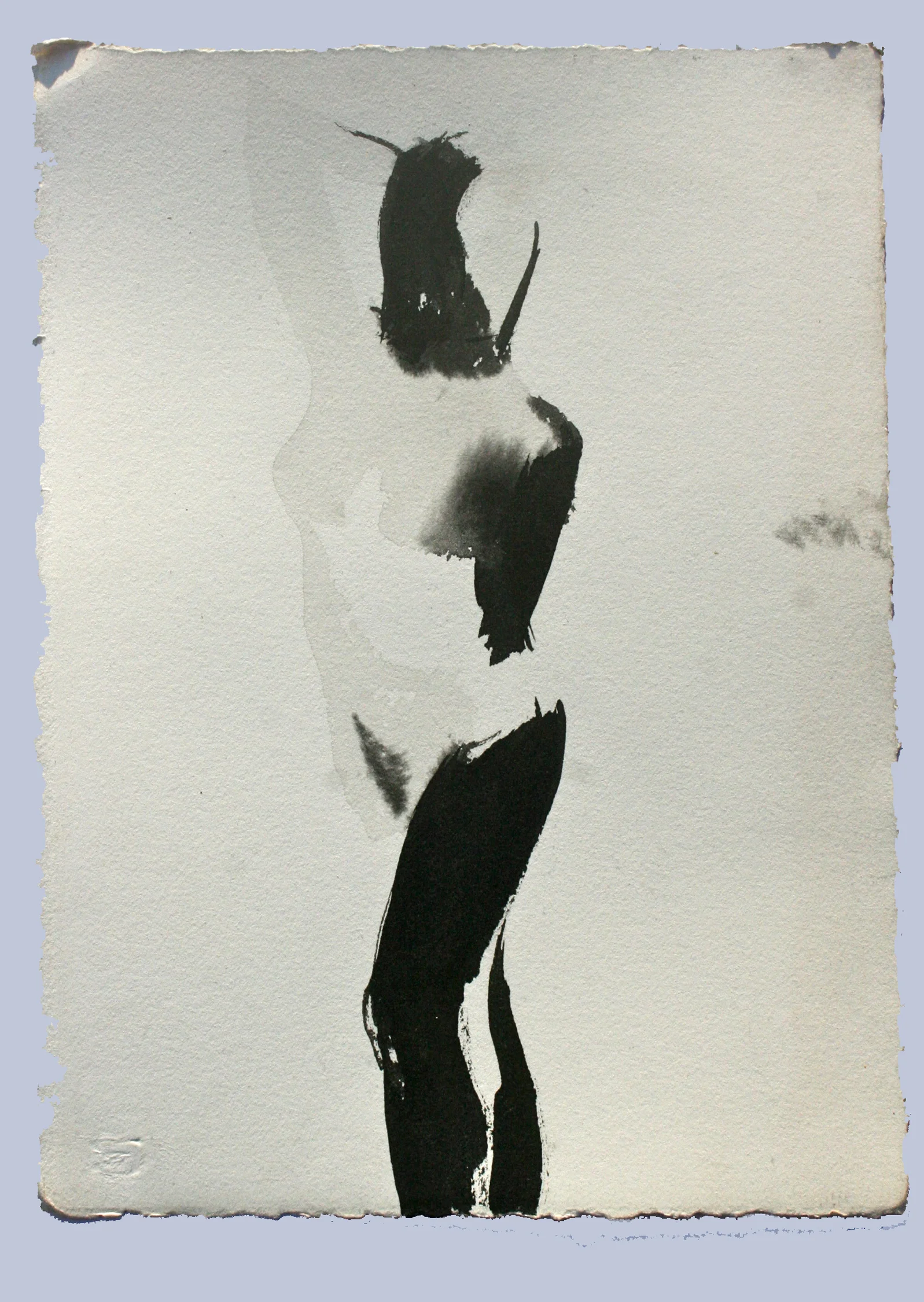  15” x 11”  Japanese Sumi Ink, Heavy weight paper 