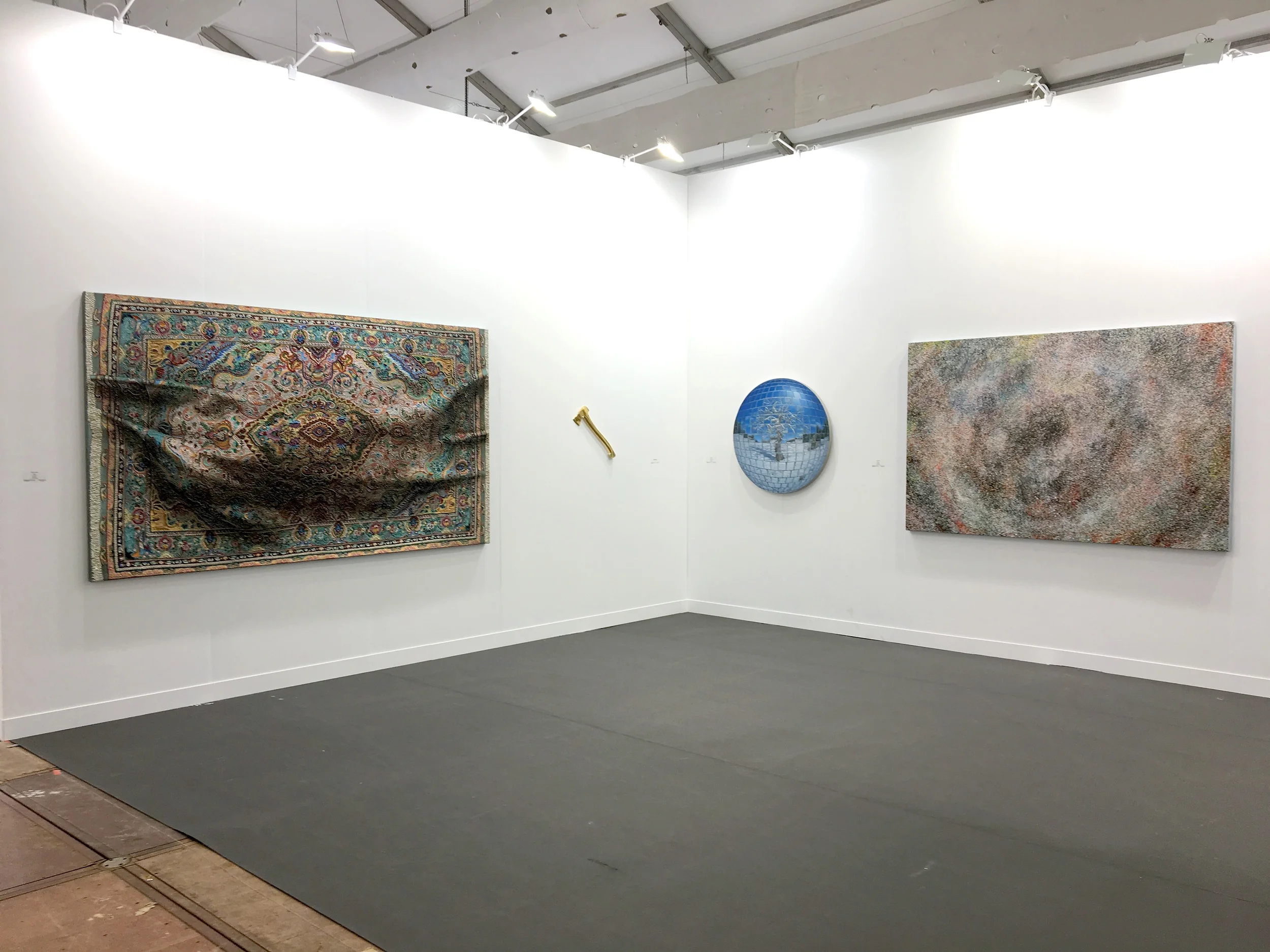 Golden Axe in Hong Kong with Marc Straus at Art Central 2018 with artists Jong Oh, Clive Smith, Antonio Santin, Doug Argue, Anna Leonhardt, Xi Zhang