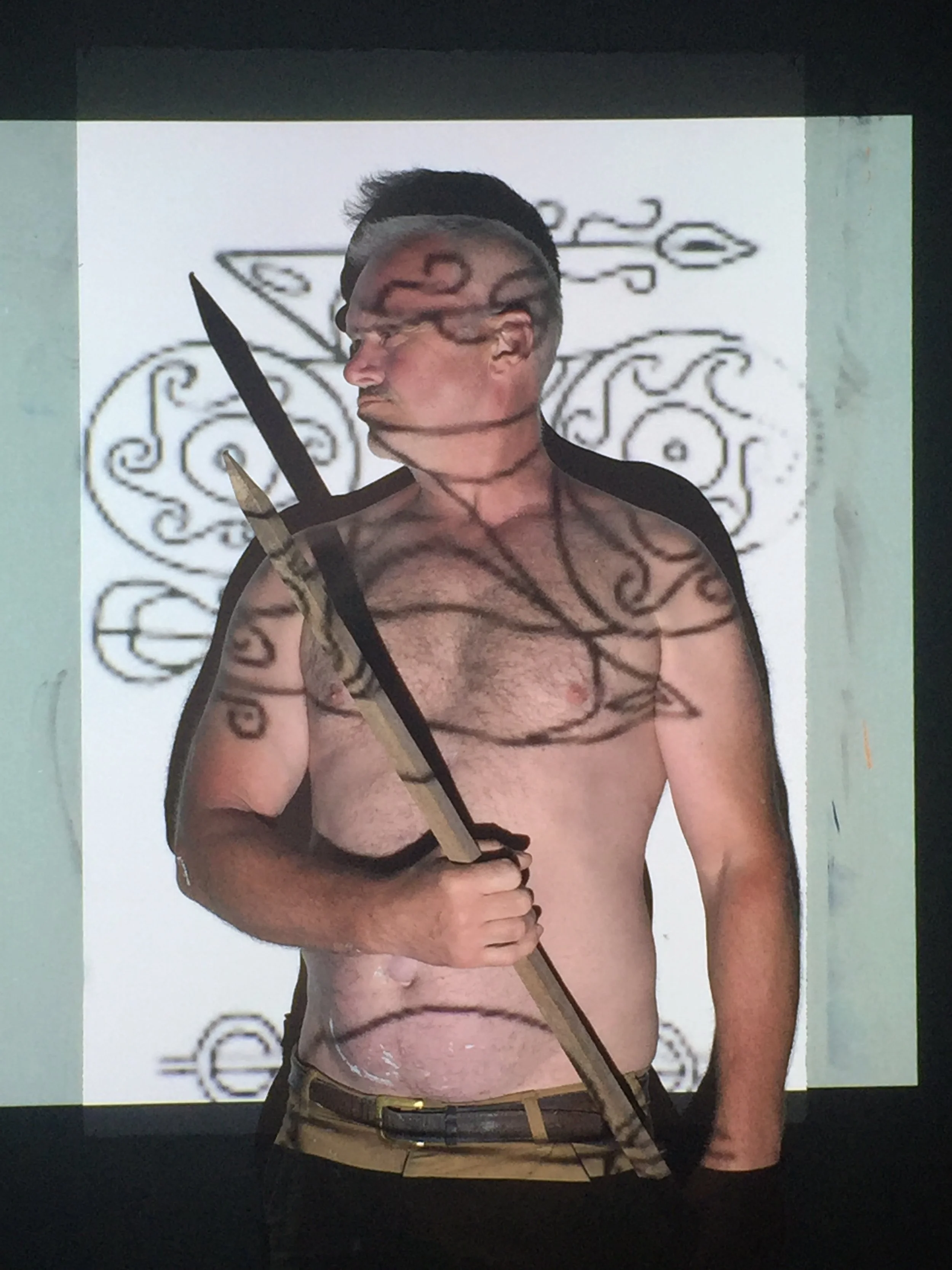 Pictish, 2023, Photo, Projection, 30 x 40 inches