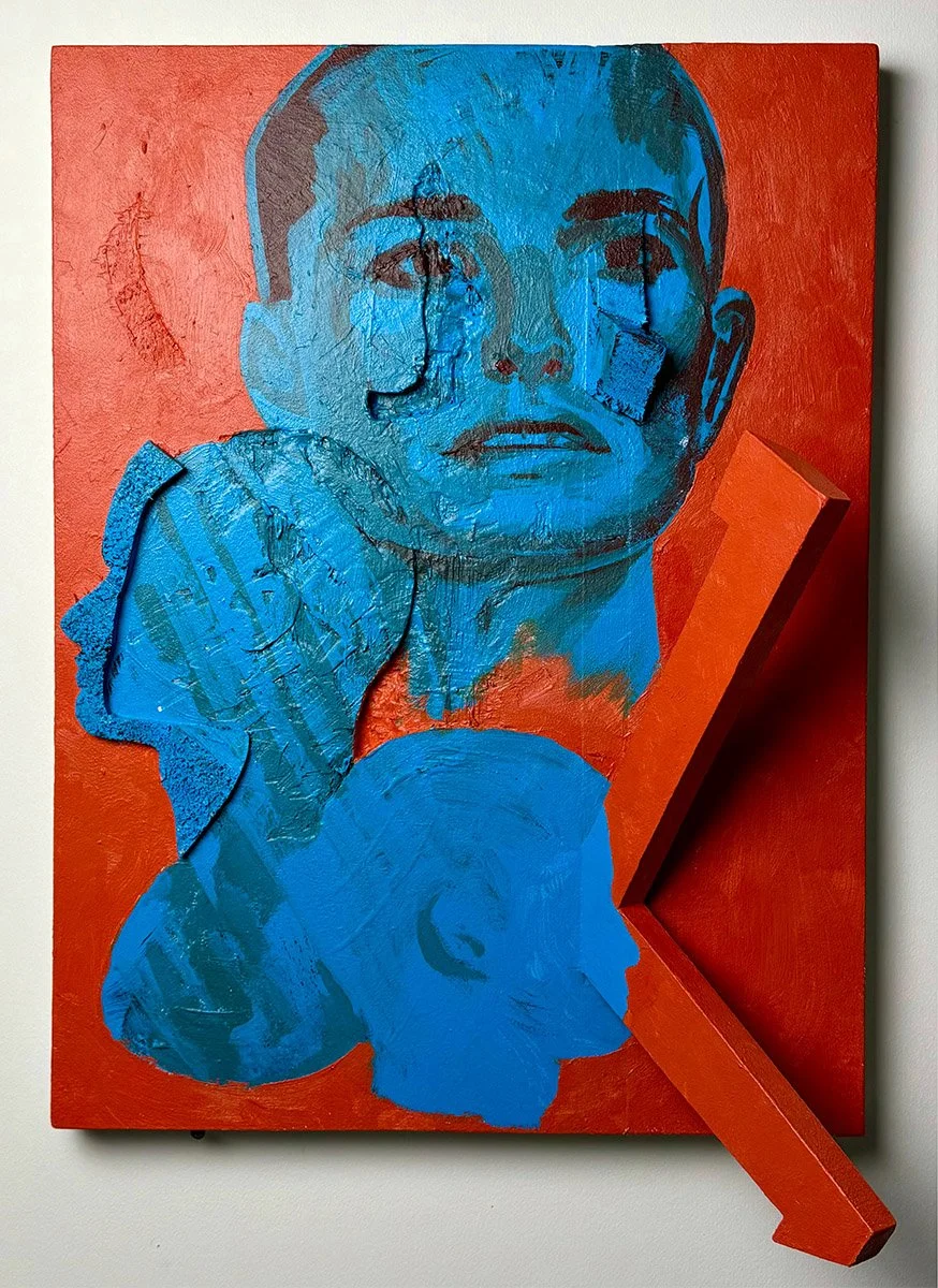  2026  acrylic paint, wood  24 × 18 × 8 in. (61 × 46 × 20 cm) 