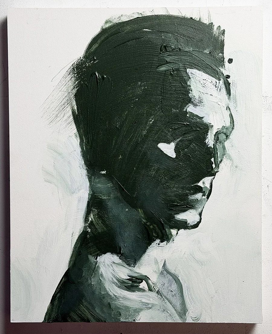 2026  acrylic paint, wood panel  20 × 16 × 2 in. (50 × 40 × 5 cm) 