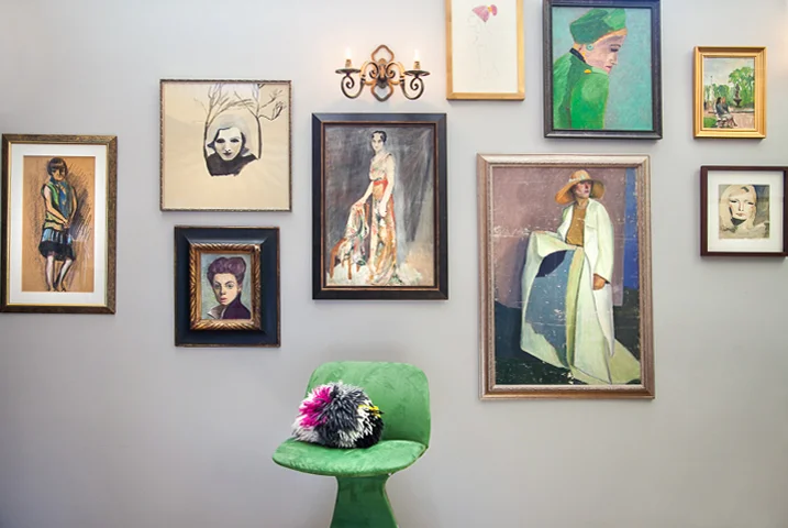 portrait wall gallery - Vintage & Contemporary