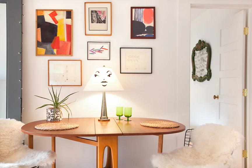 "high & low" wall gallery - Mid Century Abstracts & Misc