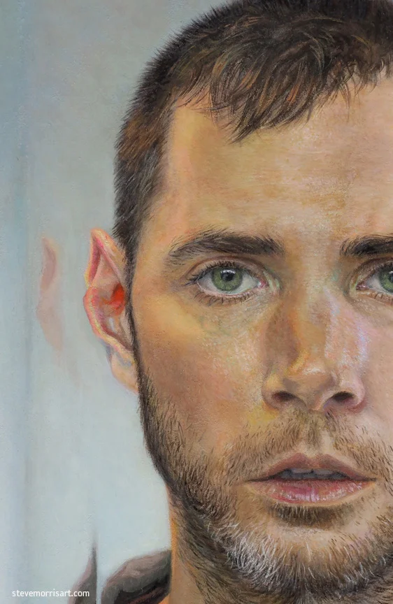 Detail of painting.