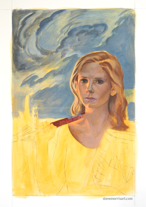 Cover painting inprogress.