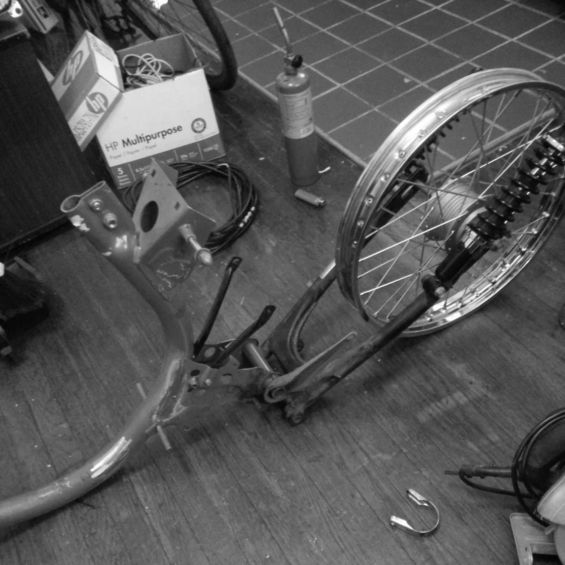 Frame and Swingarm