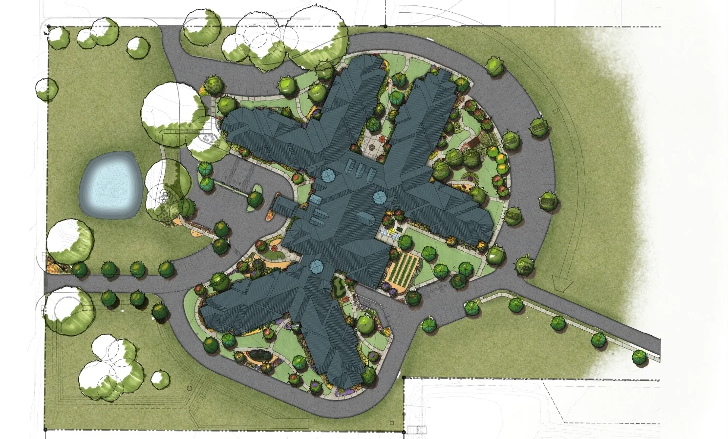 Pi Architects SPJST Site Plan