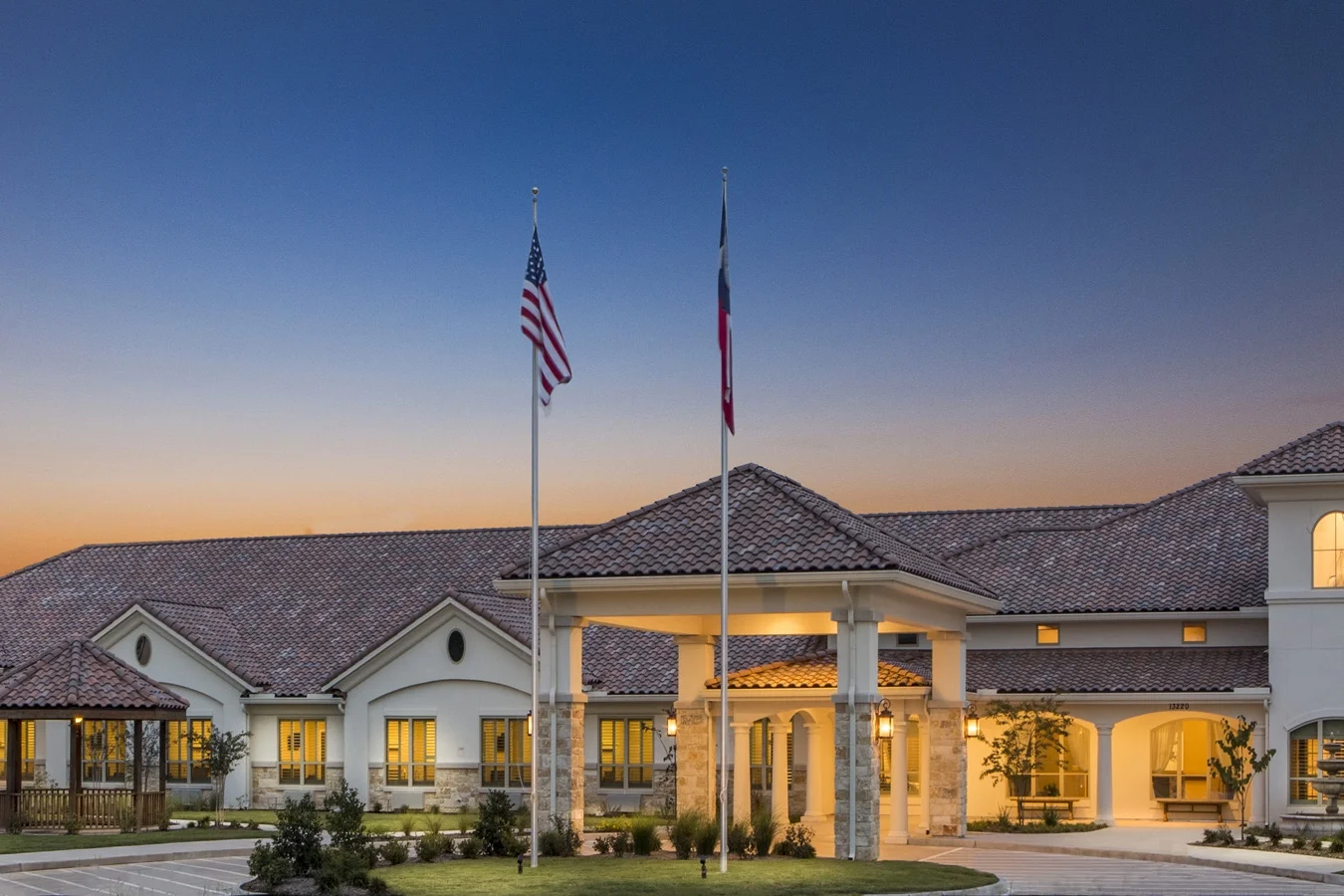 Pi Architects The Medical Resort at Willowbrook Skilled Nursing Front Entry.jpg