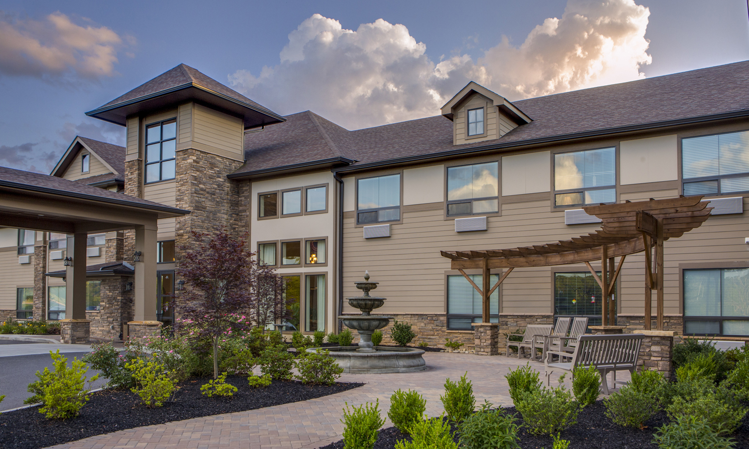 The Pointe at Lifespring Knoxville TN Front Entry Gardens