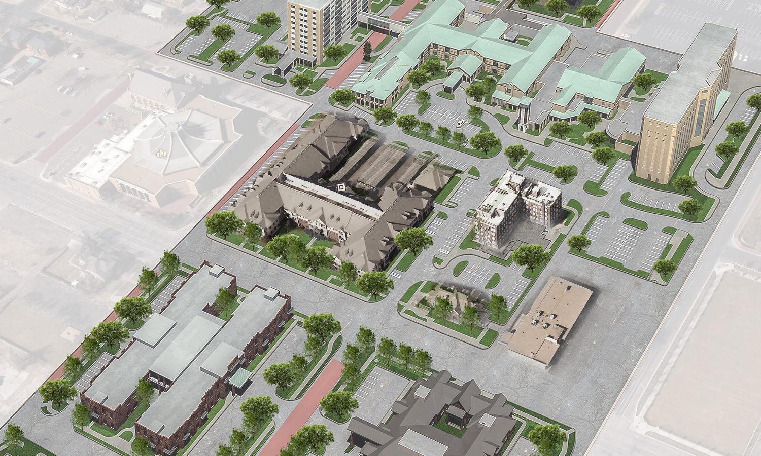 Baptist Community Services Amarillo, Texas Full Master Plan Layout