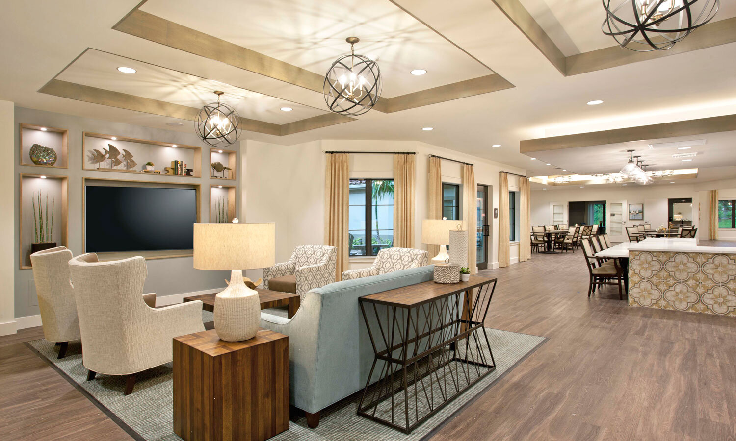  The Capstone at Royal Palm MC Living Room and Dining 