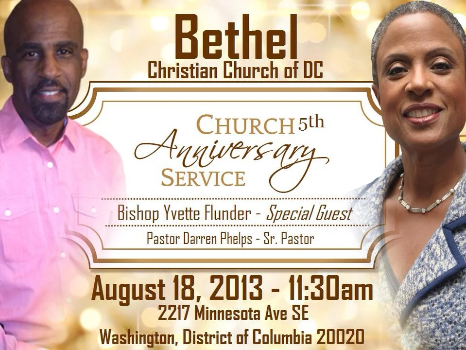 August 18, 2013 - 5th Church Anniversary. Bishop Yvette Flunder preaching.