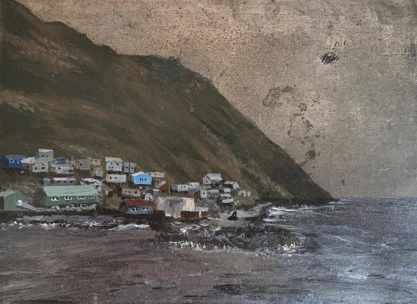 village of inaliq. acrylic on steel, 2019