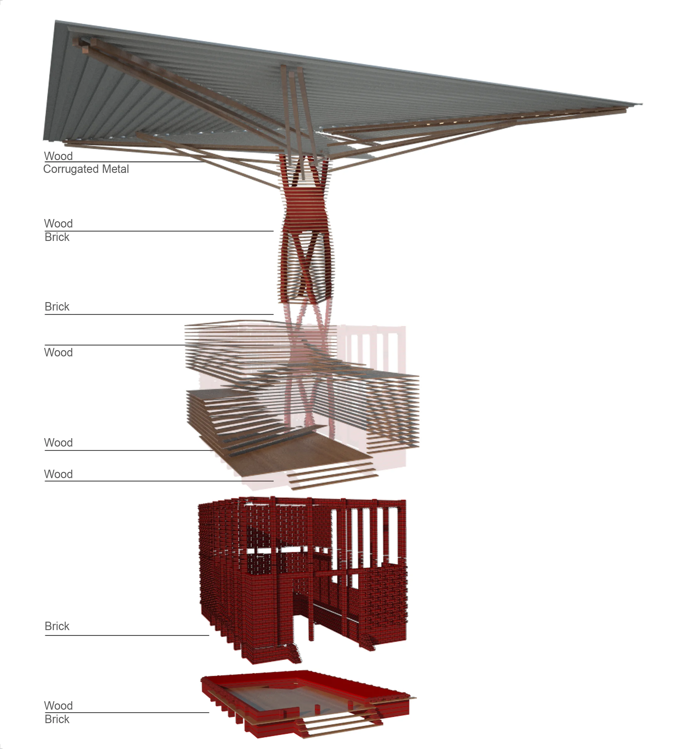 Exploded Axonometric Diagram
