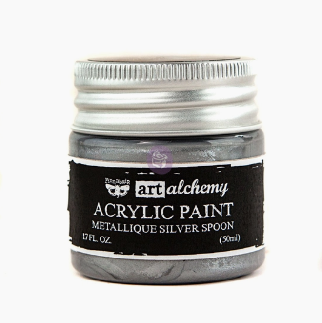 Art Alchemy Acrylic Paint Metallique - Silver — MoJoy Studio