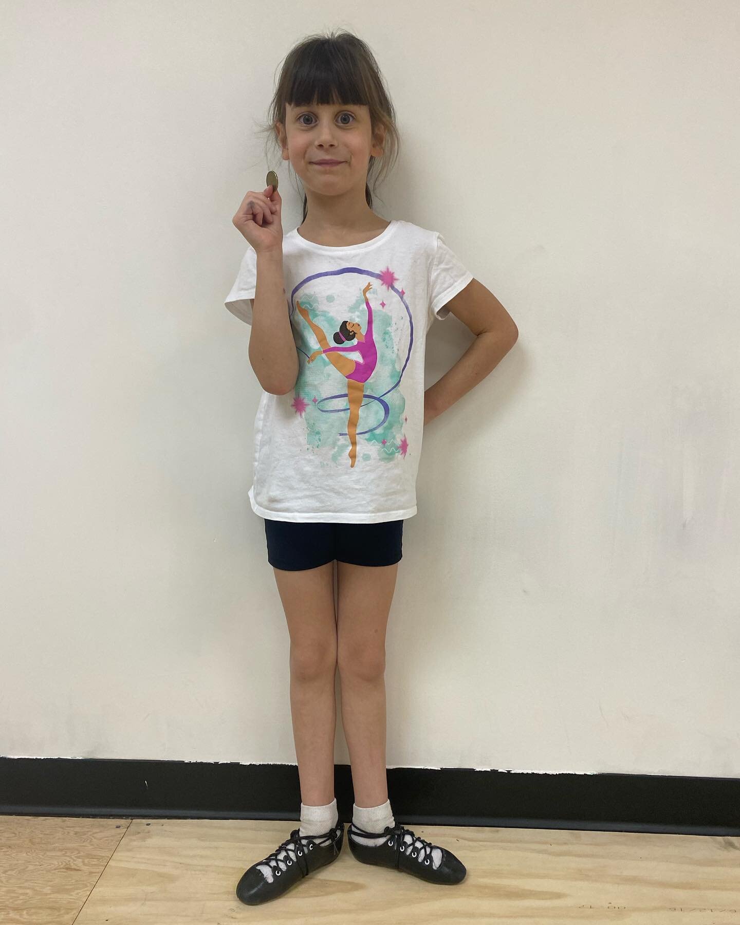 I would like to introduce you to our little amazing dancer &lsquo;Vivi.&rsquo; Vivi came to dance this evening and told me that she would like to help people eat, and she is collecting donations for the @cranbrookfoodbank! So here she is with our fir