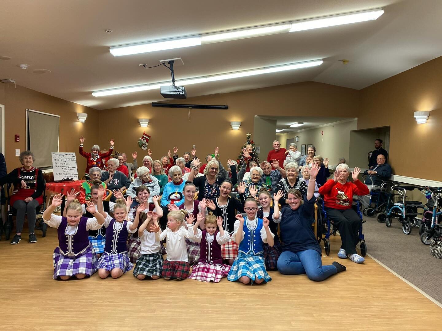 Tonight we performed at Gardenview in Kimberley! We had so many residents that came out to watch! Thank you to dancers and parents for taking the time this week to perform for our communities!
