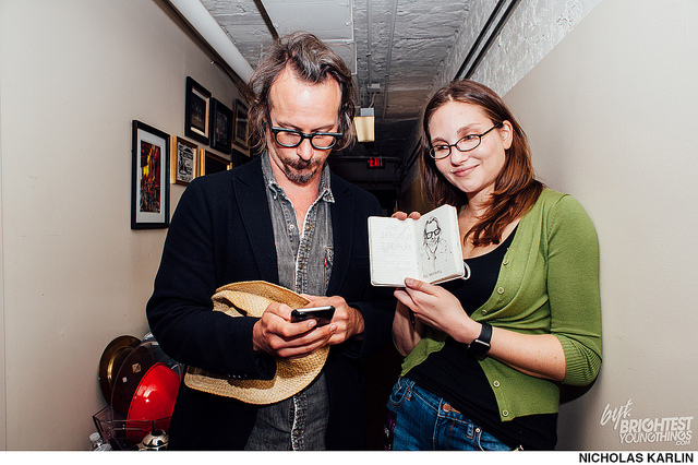 Me and Ben Kronberg, while social media-ing. 