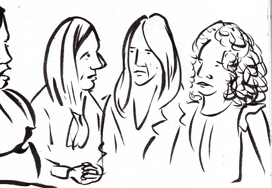 Panel with Amy Brittain , Tammy Cho and Mattie Larson. 