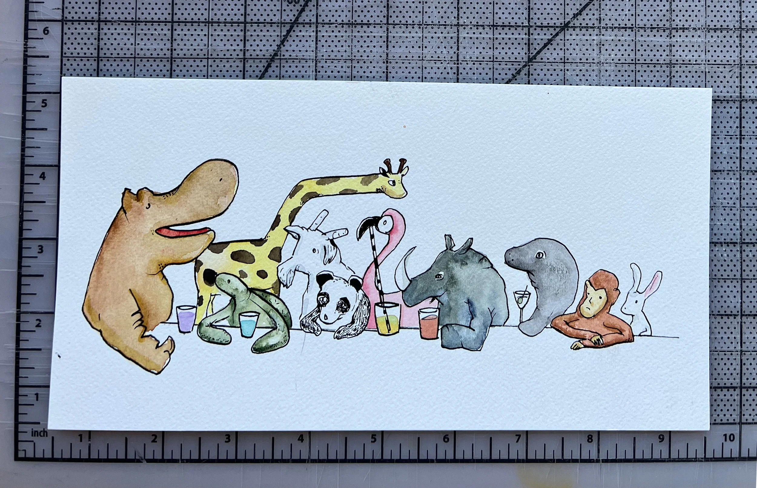 Animals At the Bar No. 1