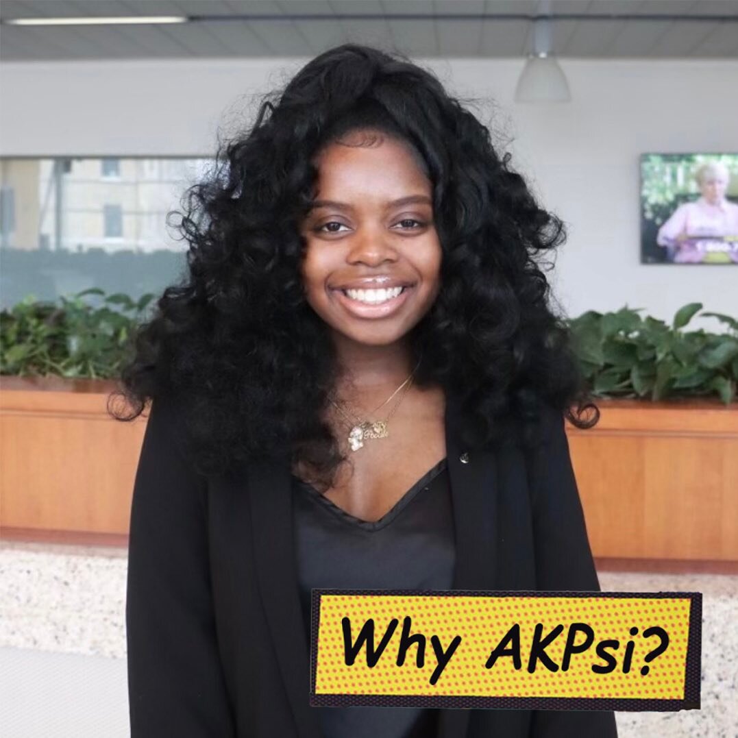 Be sure to into our story today as Brother Reya Thompson takes you through there day! 🕷️🕷️

&quot;I chose Alpha Kappa Psi because I wanted to be in an atmosphere that allowed me to enhance my professionalism! I also saw the growth that many of my p