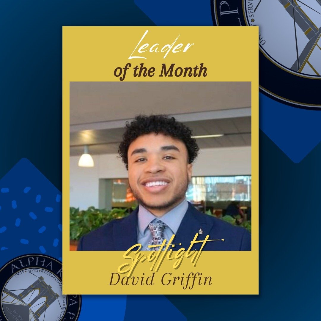 A well-deserved congratulations to our Vice President of Membership, Brother David Griffin for being the new Leader of the Month! 🎉

We appreciate your leadership in what you do, and are grateful for your support towards each individual and for your