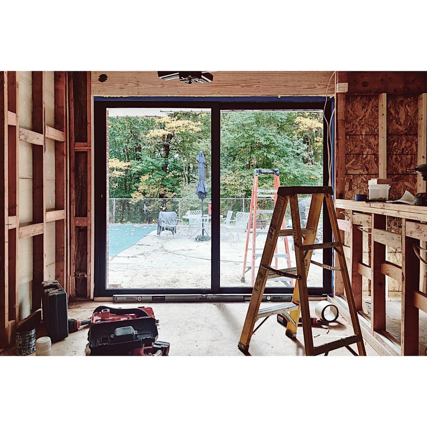 Windows are installed and demo work is underway at our Sawyer, Michigan project! Here, an enlarged back entrance will help connect the pool and patio areas with a completely redesigned kitchen, living and dining space.
.
.
.
#residential #renovation 