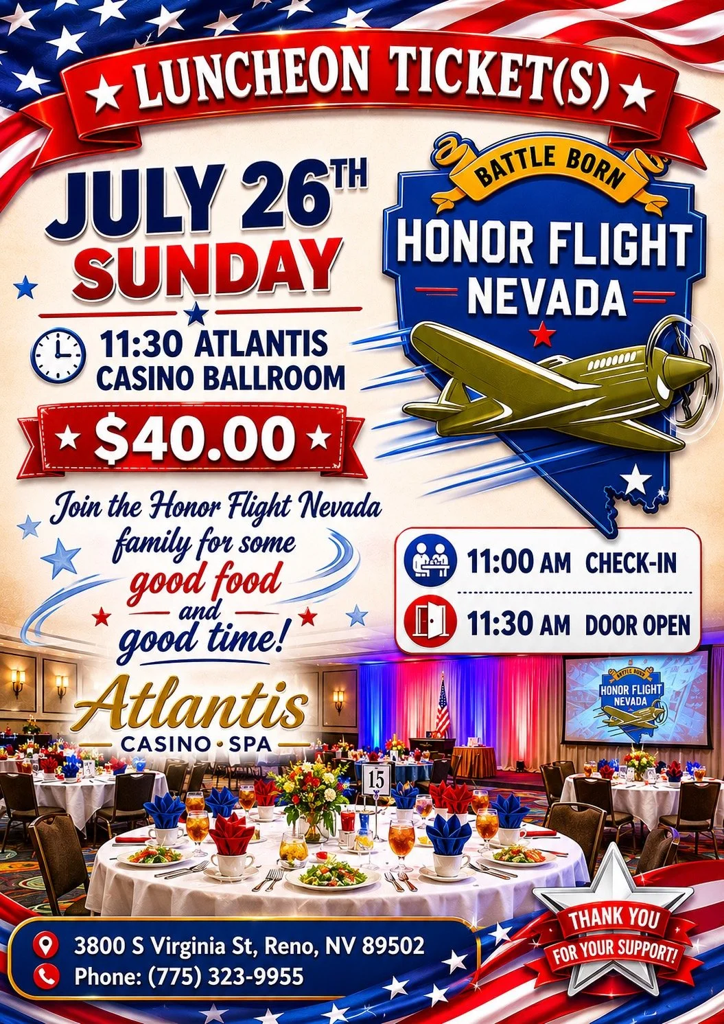 July 26th Luncheon Ticket(s)