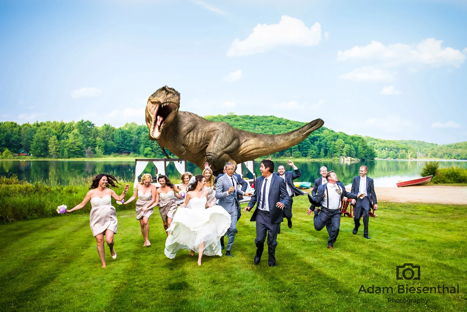 The Jeff Goldblum Dinosaur Wedding Image